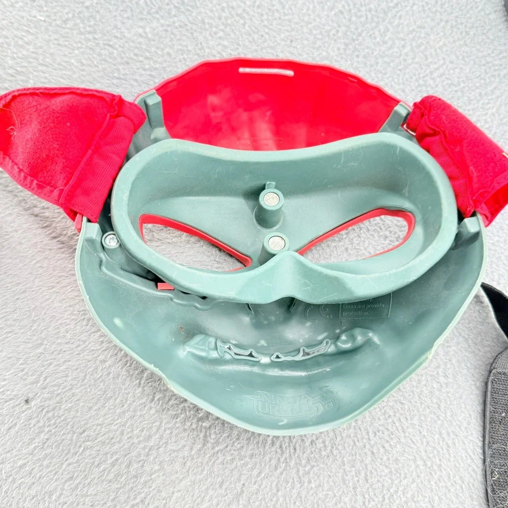 Teenage Mutant Ninja Turtles Raphael Costume Mask Red Bandana Role Play TMNT